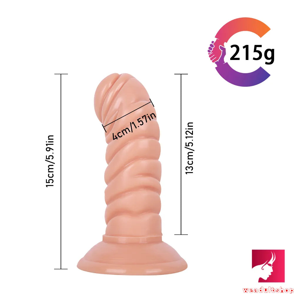 5.91in Small Cock Women Sex Riding Dildo Odd Butt Plug Sex Toy
