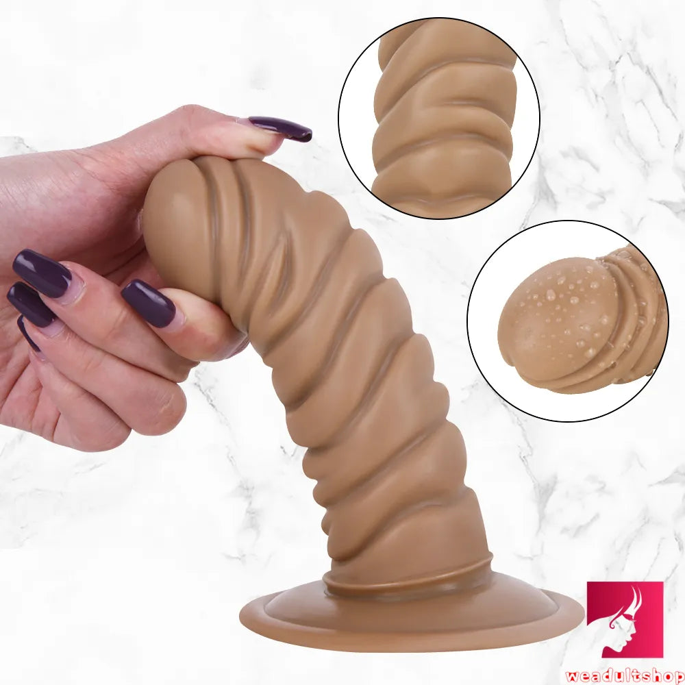 5.91in Small Cock Women Sex Riding Dildo Odd Butt Plug Sex Toy