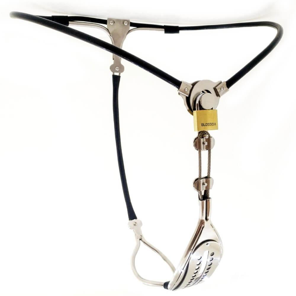 Metal Silicone Chastity Belt Underwear Cbt For Women weadultshop