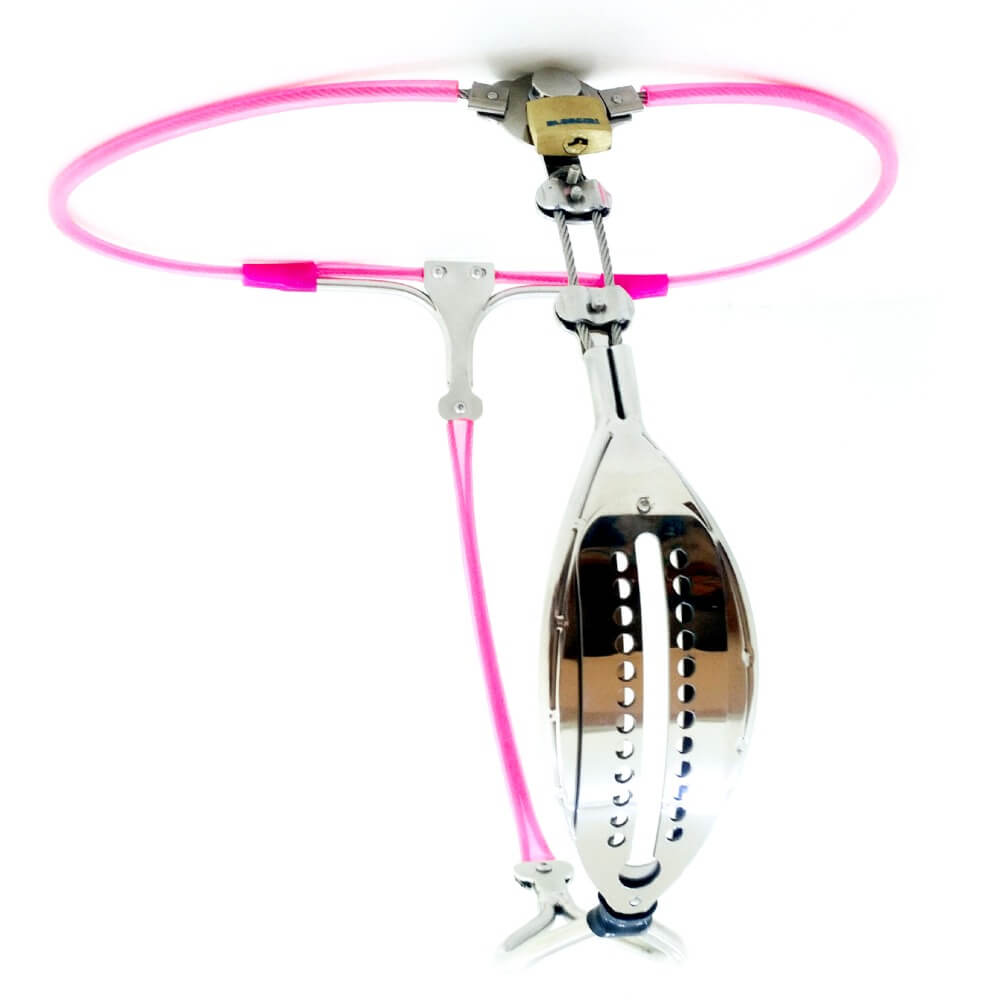 Metal Silicone Chastity Belt Underwear Cbt For Women weadultshop