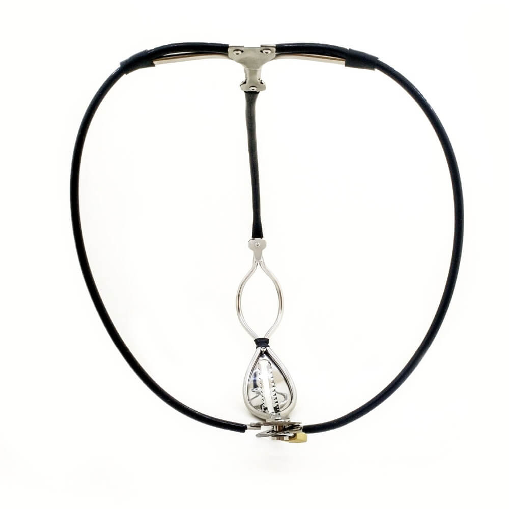 Metal Silicone Chastity Belt Underwear Cbt For Women weadultshop