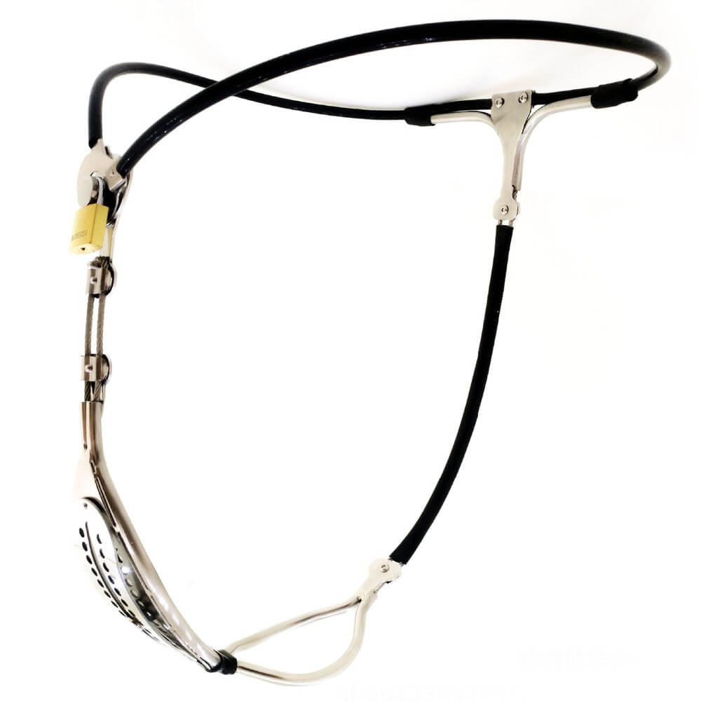 Metal Silicone Chastity Belt Underwear Cbt For Women weadultshop
