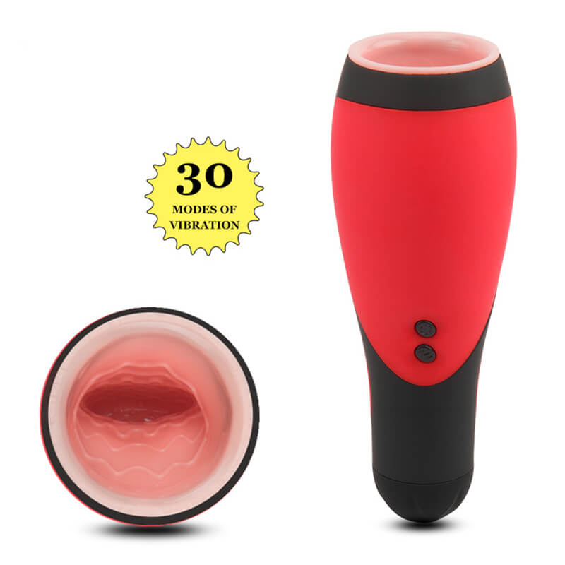 30 Speeds Vibrating Simulated Electric Male Masturbator weadultshop