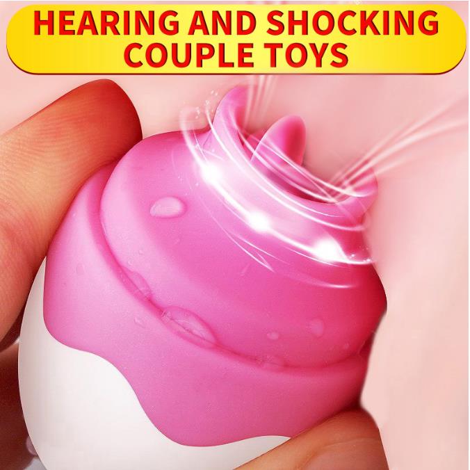 Oral Tongue Sex Vibrator Nipple Sucker Clitoris Massager Breast Enlarger - Adult Toys