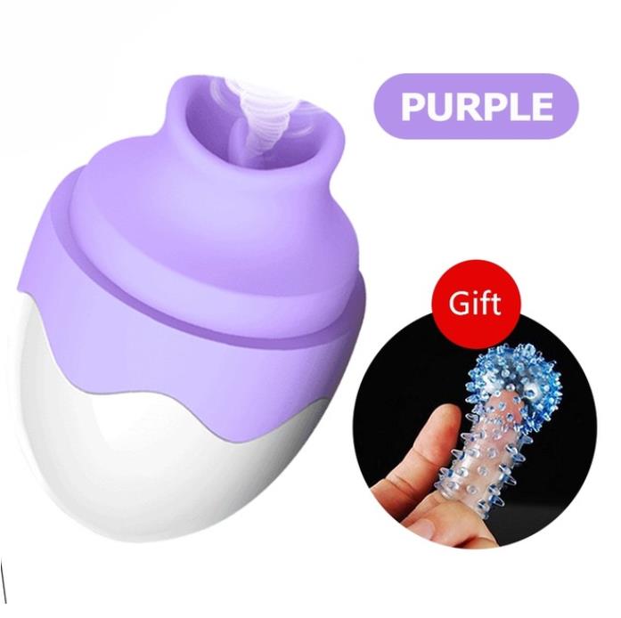 Oral Tongue Sex Vibrator Nipple Sucker Clitoris Massager Breast Enlarger - Adult Toys
