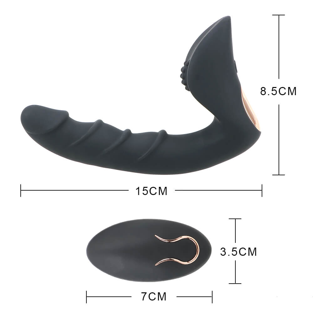 Backyard Vibration Massaging Remote Control Butt Plug For Gay Men - Adult Toys