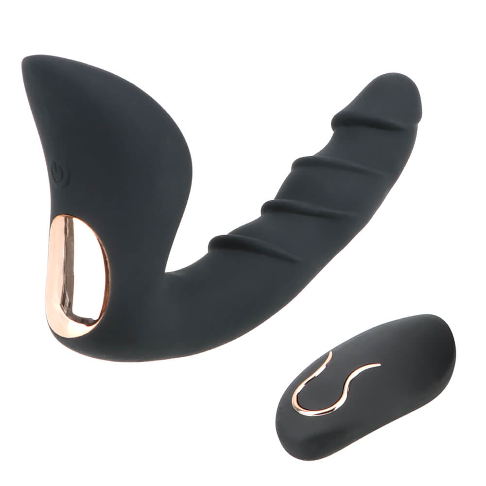 Backyard Vibration Massaging Remote Control Butt Plug For Gay Men - Adult Toys