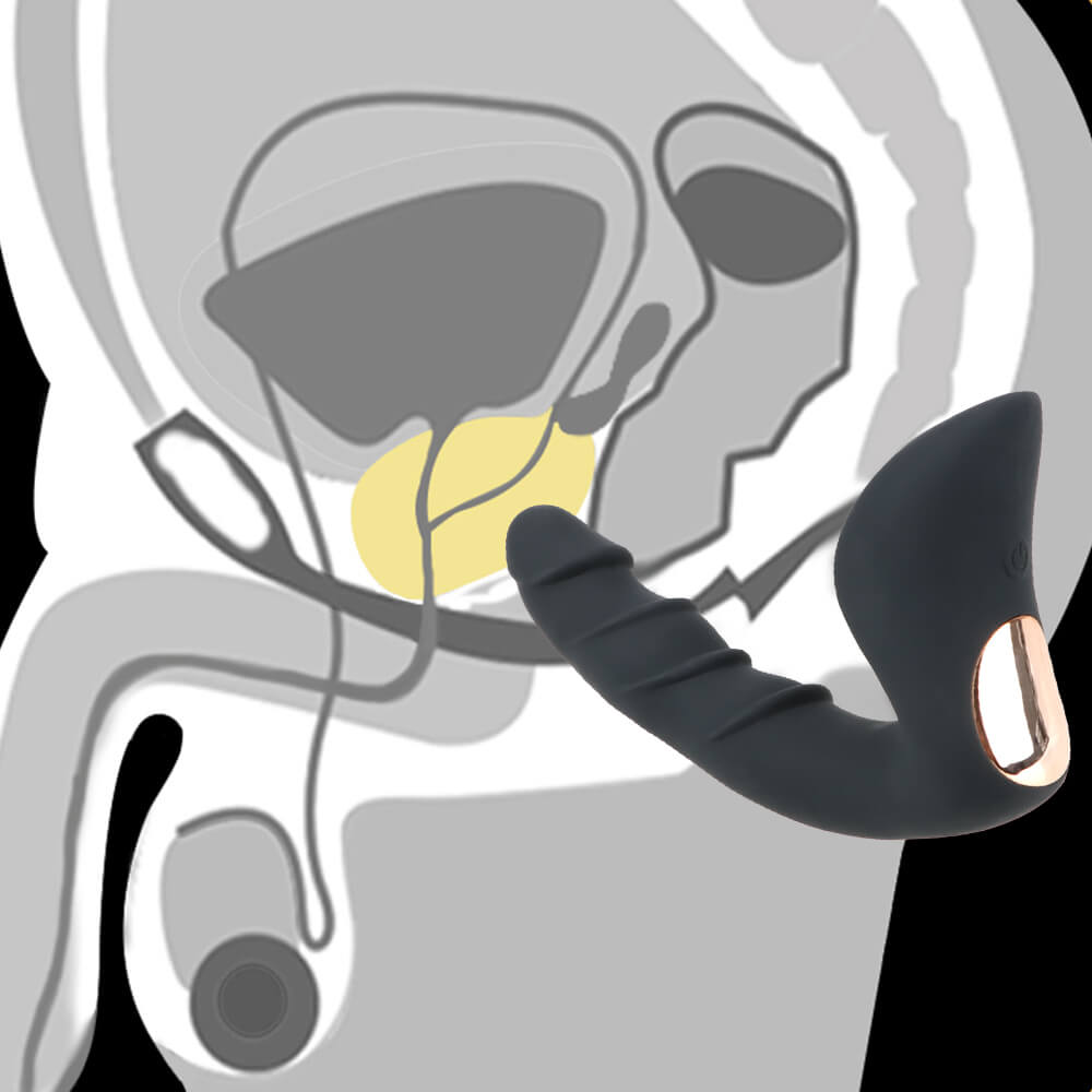 Backyard Vibration Massaging Remote Control Butt Plug For Gay Men - Adult Toys