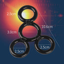 4 Connected Silicone Cock Rings - Adult Toys 