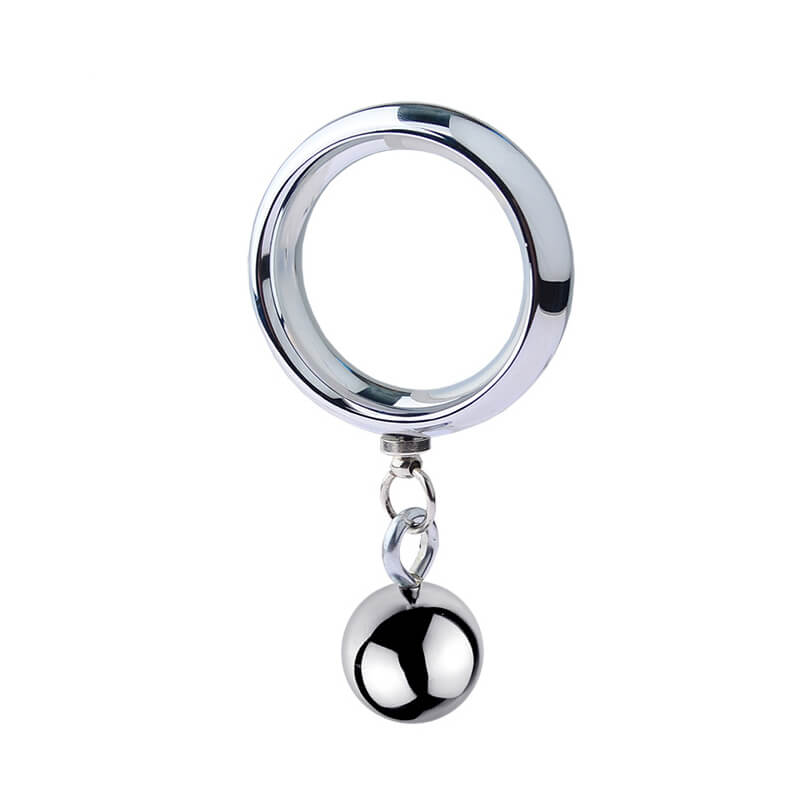 Male Smooth Metal Heavy Weighty Pendant Ball Stretcher