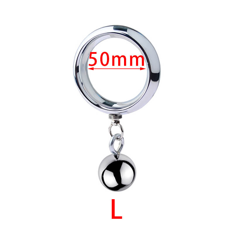 Male Smooth Metal Heavy Weighty Pendant Ball Stretcher