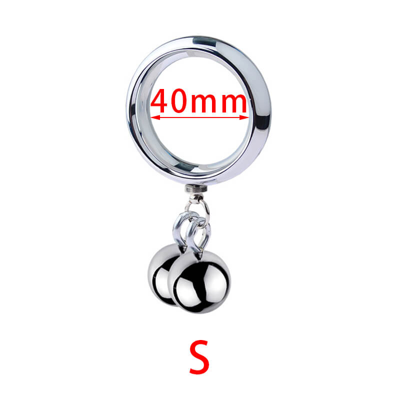 Male Smooth Metal Heavy Weighty Pendant Ball Stretcher