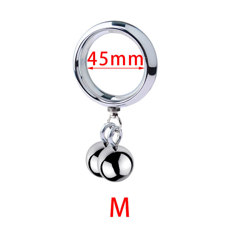 Male Smooth Metal Heavy Weighty Pendant Ball Stretcher