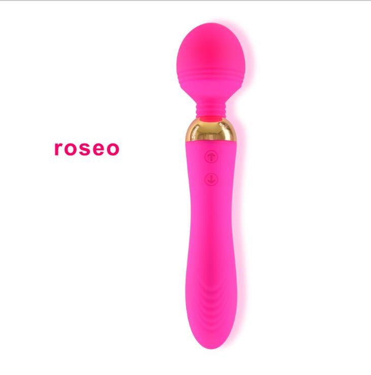 Double Head Magnetic Charging Strong Vibrator With Lighting Button Weadultshop