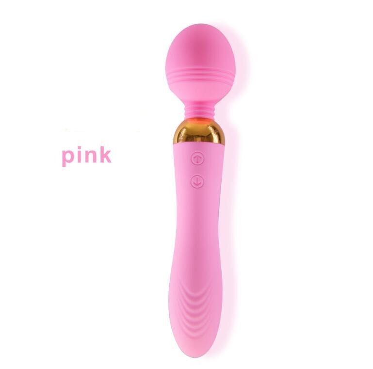 Double Head Magnetic Charging Strong Vibrator With Lighting Button Weadultshop