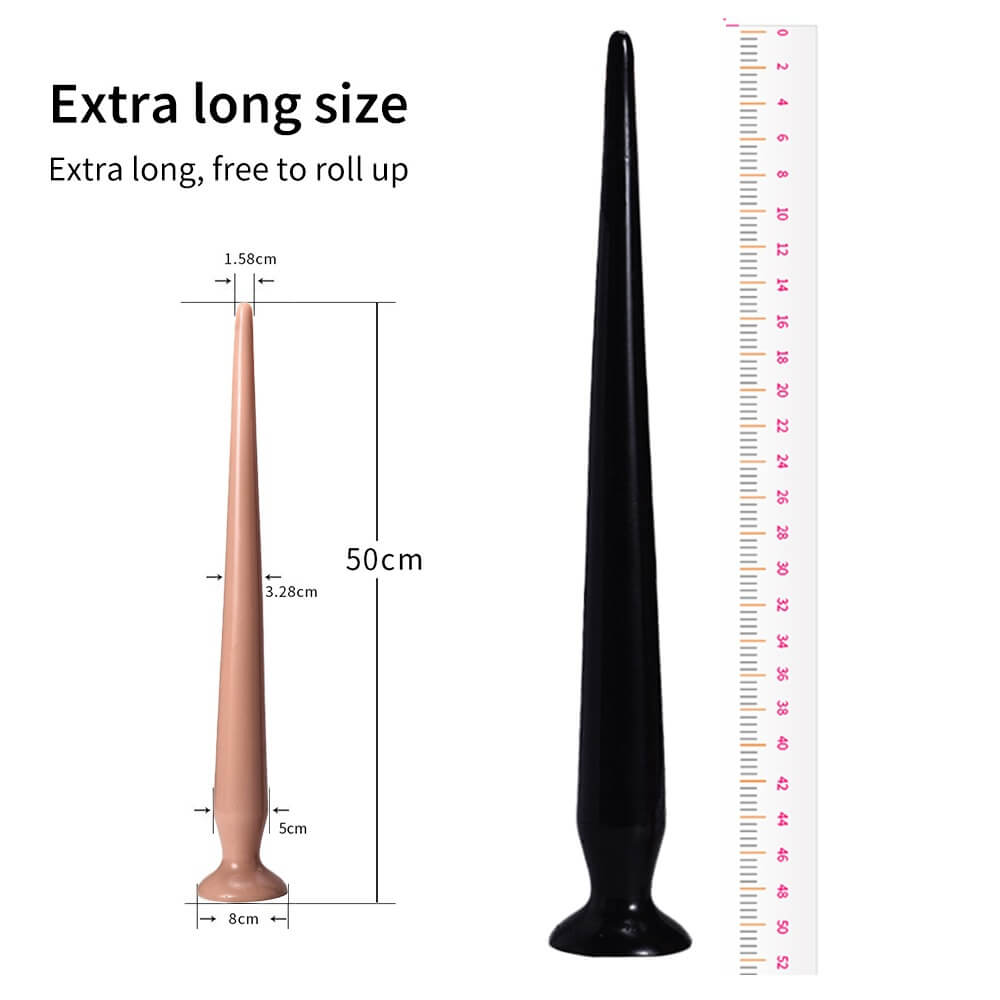 Slim Anal Toy Long Butt Plug With Sucker For Anal Massage weadultshop