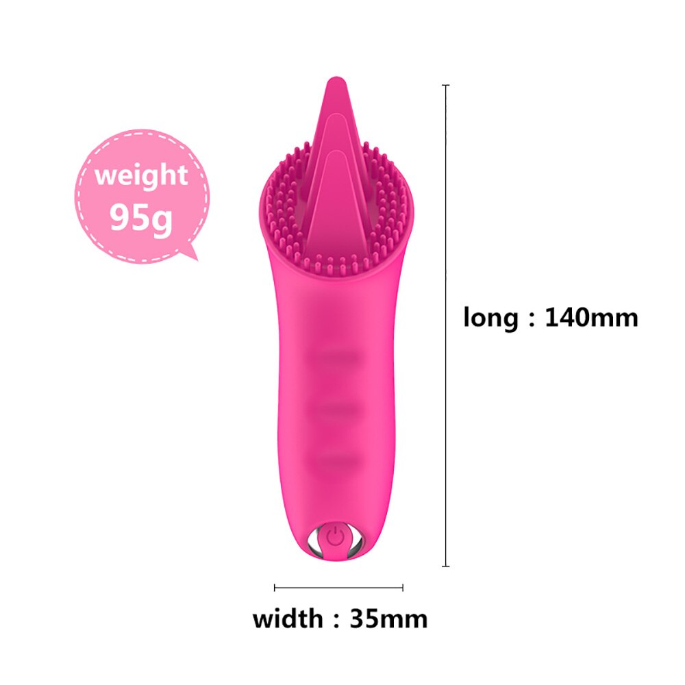 Dynamic Tongue Licking Masturbation Vagina Stimulation Vibrator Weadultshop