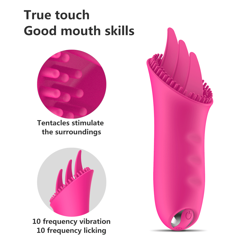 Dynamic Tongue Licking Masturbation Vagina Stimulation Vibrator Weadultshop