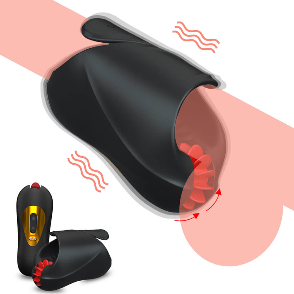 HOTBOY Tongue Licking Vibrating Time Delay Trainer weadultshop