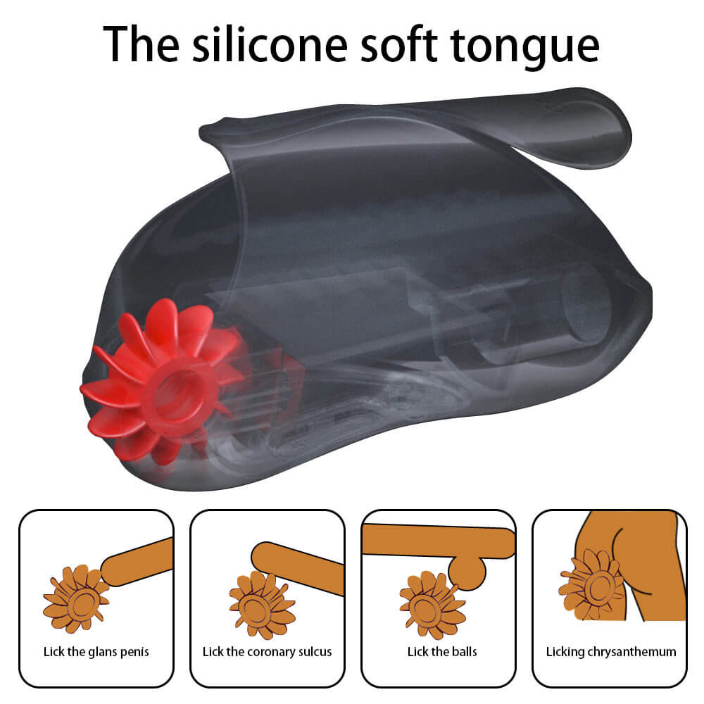 HOTBOY Tongue Licking Vibrating Time Delay Trainer weadultshop