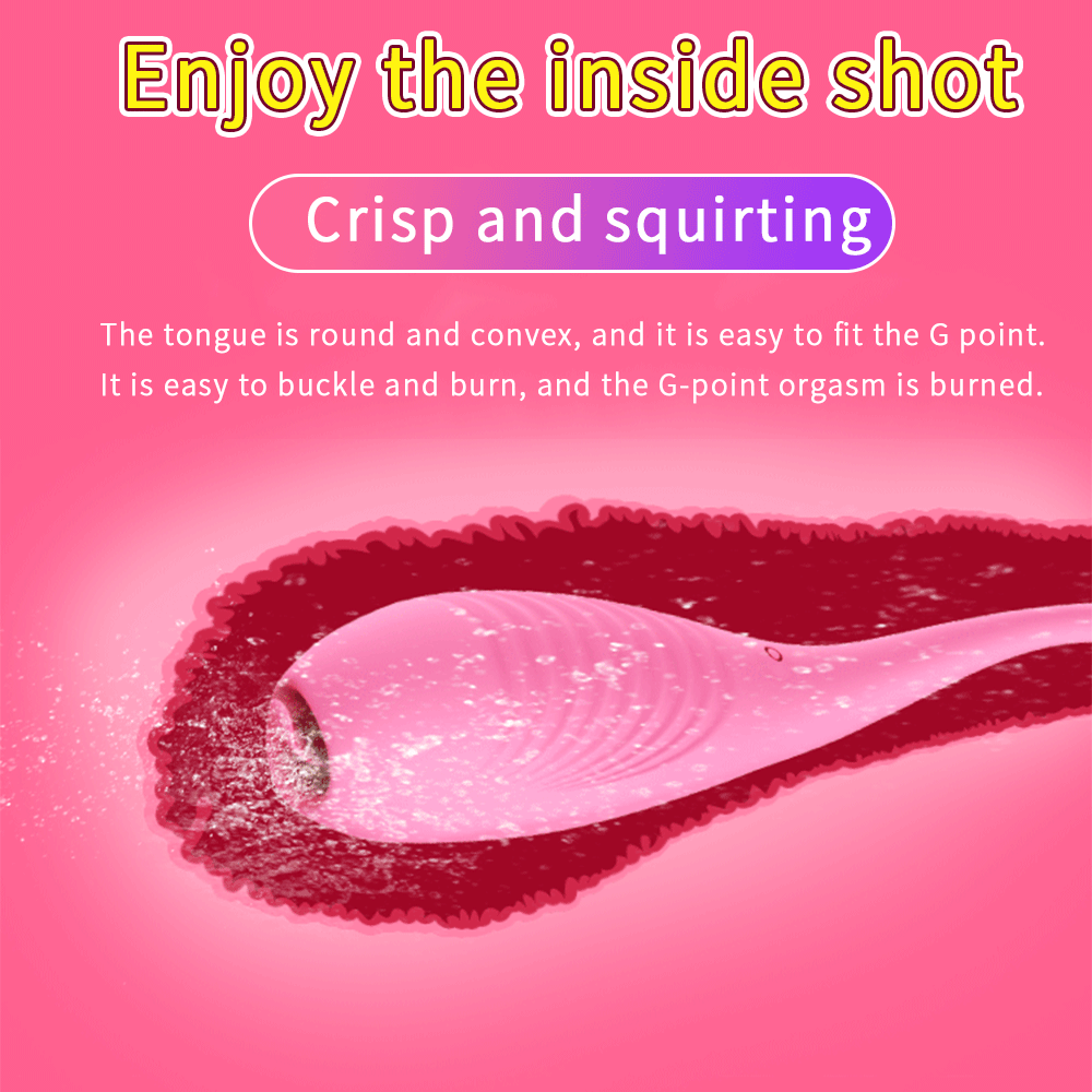 Dibe Small Tadpole Tongue Licking Swing Heated Vibrator Weadultshop
