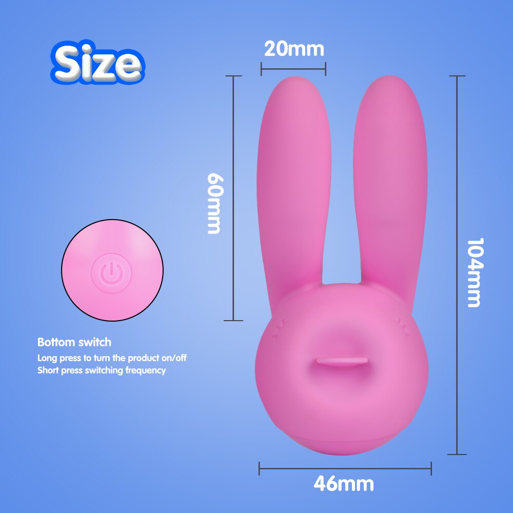 Rabbit Tongue Licking Dual Motors Vibrator For Female Weadultshop