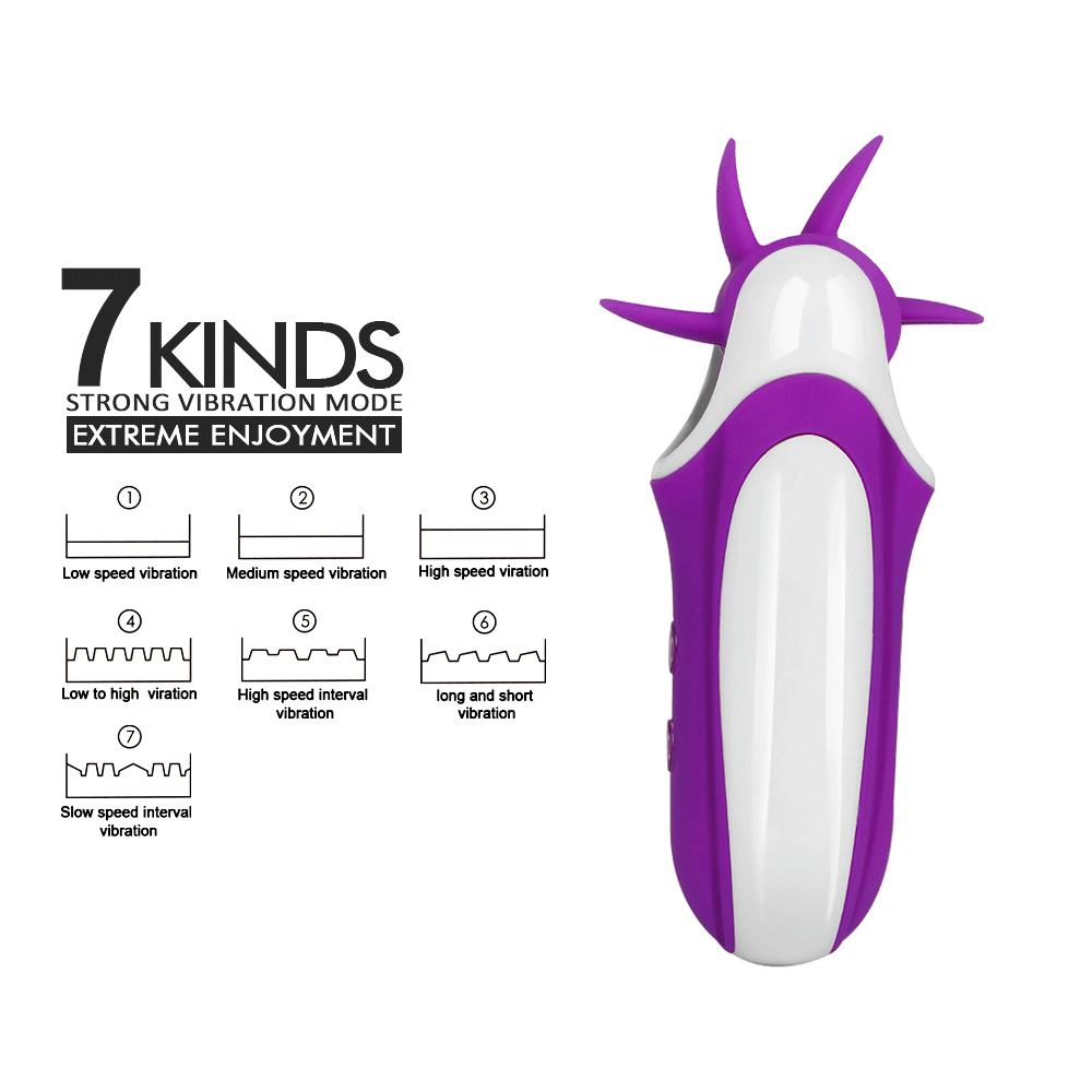 Lesparty Tongue Licking Vagina Rotation Vibrator Weadultshop