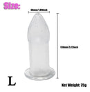 Soft Silicone 5 Size Hollow Butt Plug Anal Sex Toy