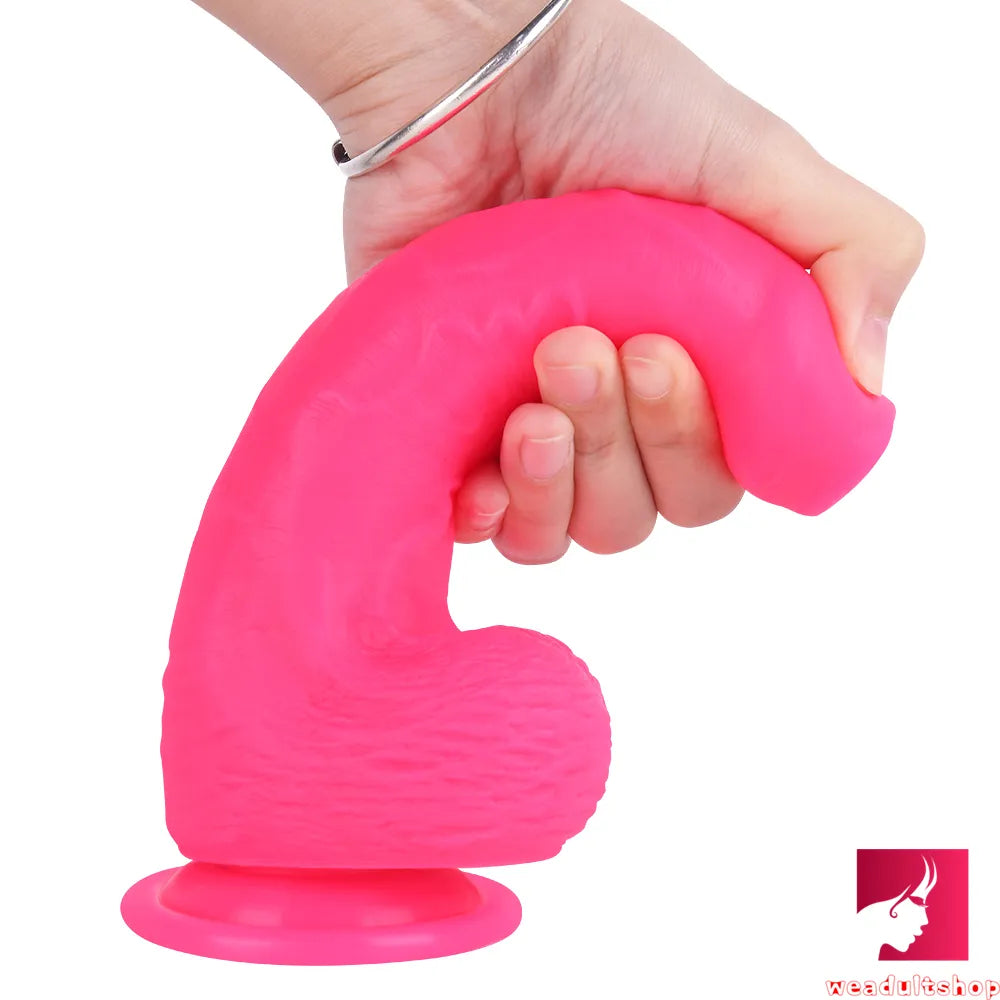 Four Different Colors Uncut Dildo With Moving Foreskin