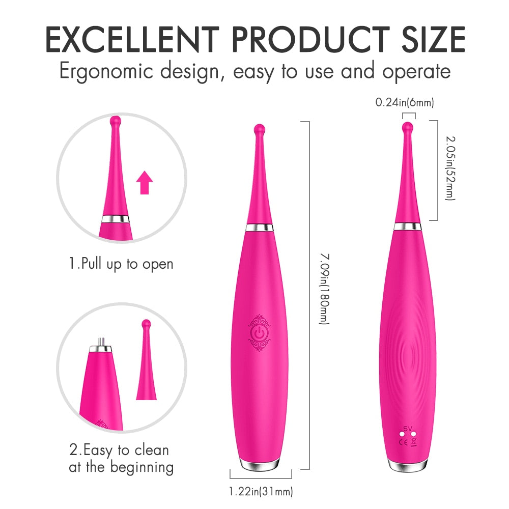 Breasts Clitoris Stimulation 9 Modes Removable Vibrator Weadultshop