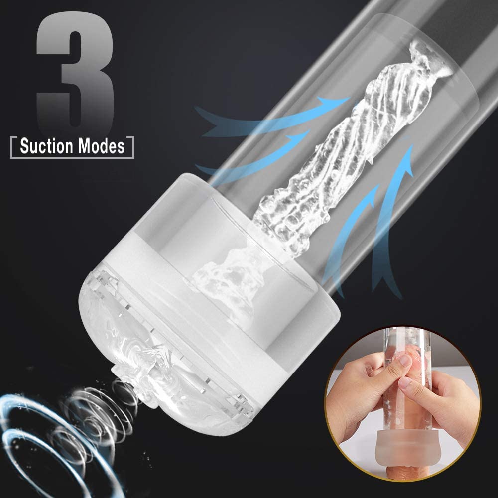 2 in 1 Vacuum Pump For Penis Stimulation Enhancement Training Best Sex Toys