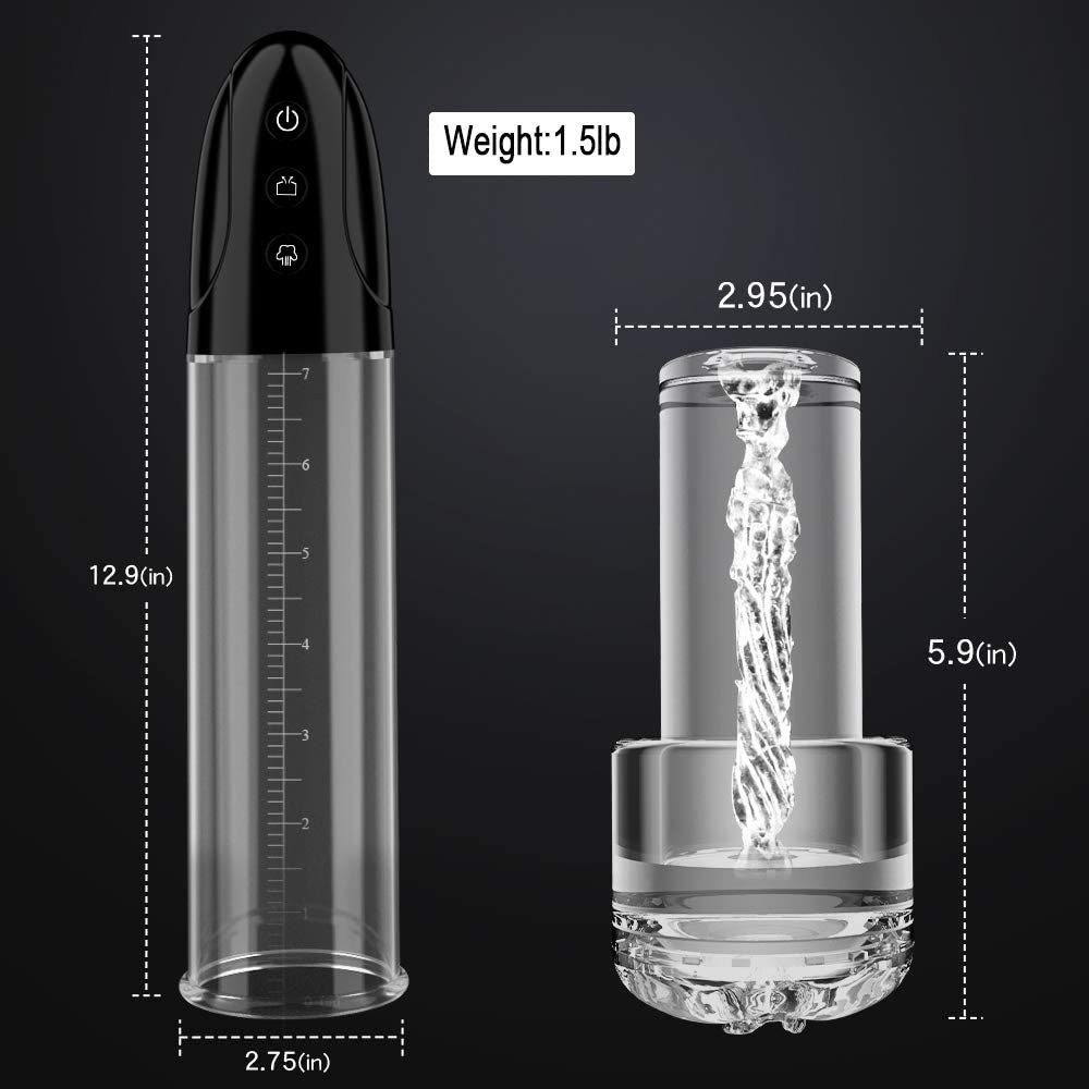 2 in 1 Vacuum Pump For Penis Stimulation Enhancement Training Best Sex Toys