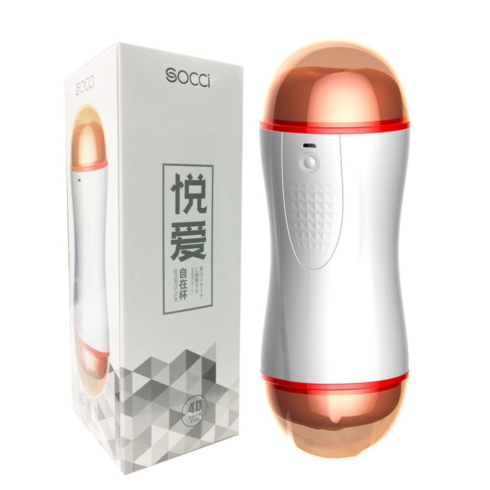 Intelligent Sound 5D Electric Pocket Pussy And Anal Sex Toy - Adult Toys