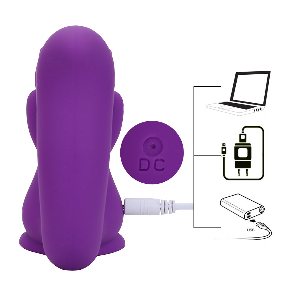 Tongue Vibrator Clitoris Licking Stimulator Nipple Sucker - Adult Toys