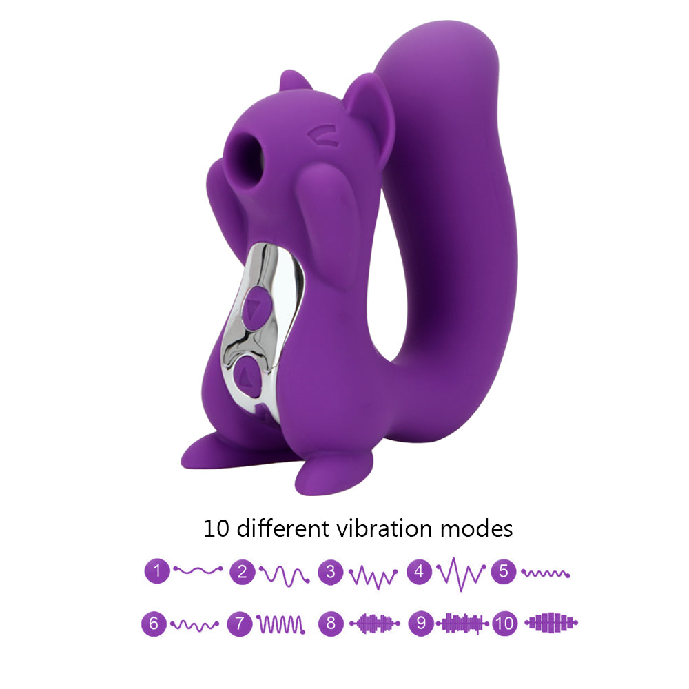Tongue Vibrator Clitoris Licking Stimulator Nipple Sucker - Adult Toys