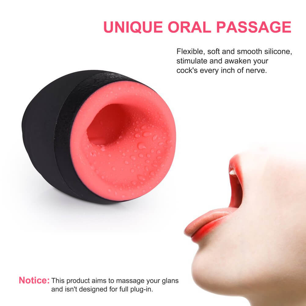 Otouch Upgraded Vibrating Masturbator Intelligent Heating Waterproof Oral Toy - Adult Toys