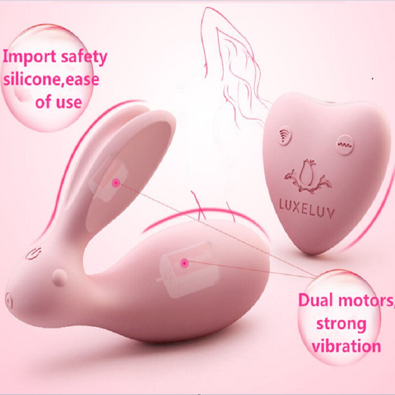 Wowyes 7C Rabbit Invisible Wear Vibrating Egg Remote Control Vibrator Weadultshop