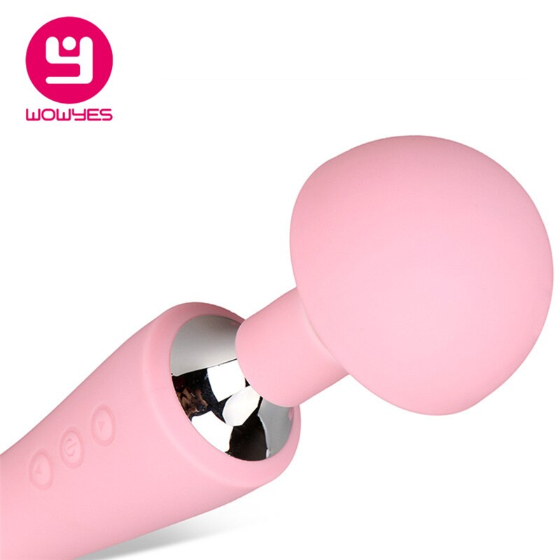 Wowyes I7 Double Mushroom Heads Wave Design Vibrator Weadultshop