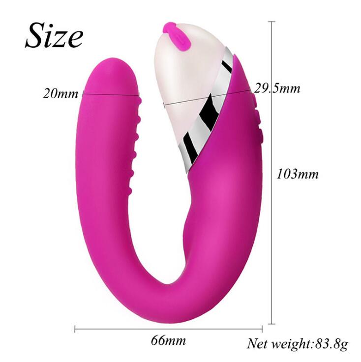 U Shape Double Motors Waterproof Wearable Vibrator Weadultshop