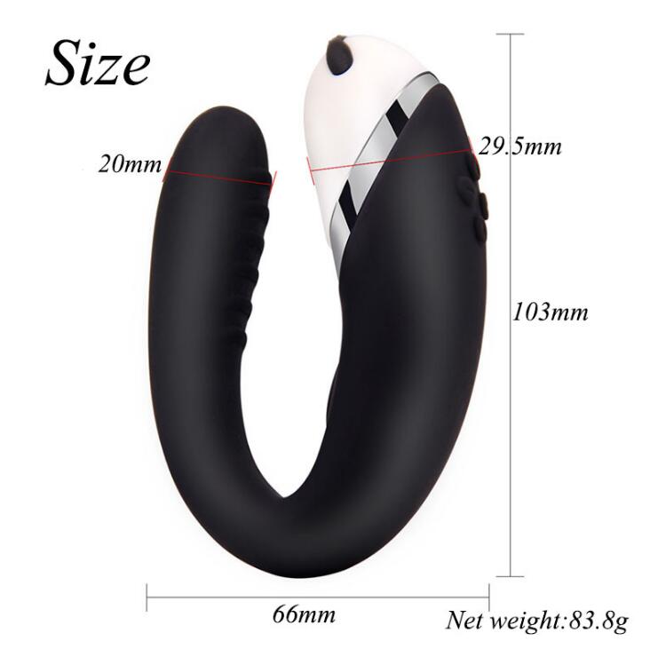 U Shape Double Motors Waterproof Wearable Vibrator Weadultshop