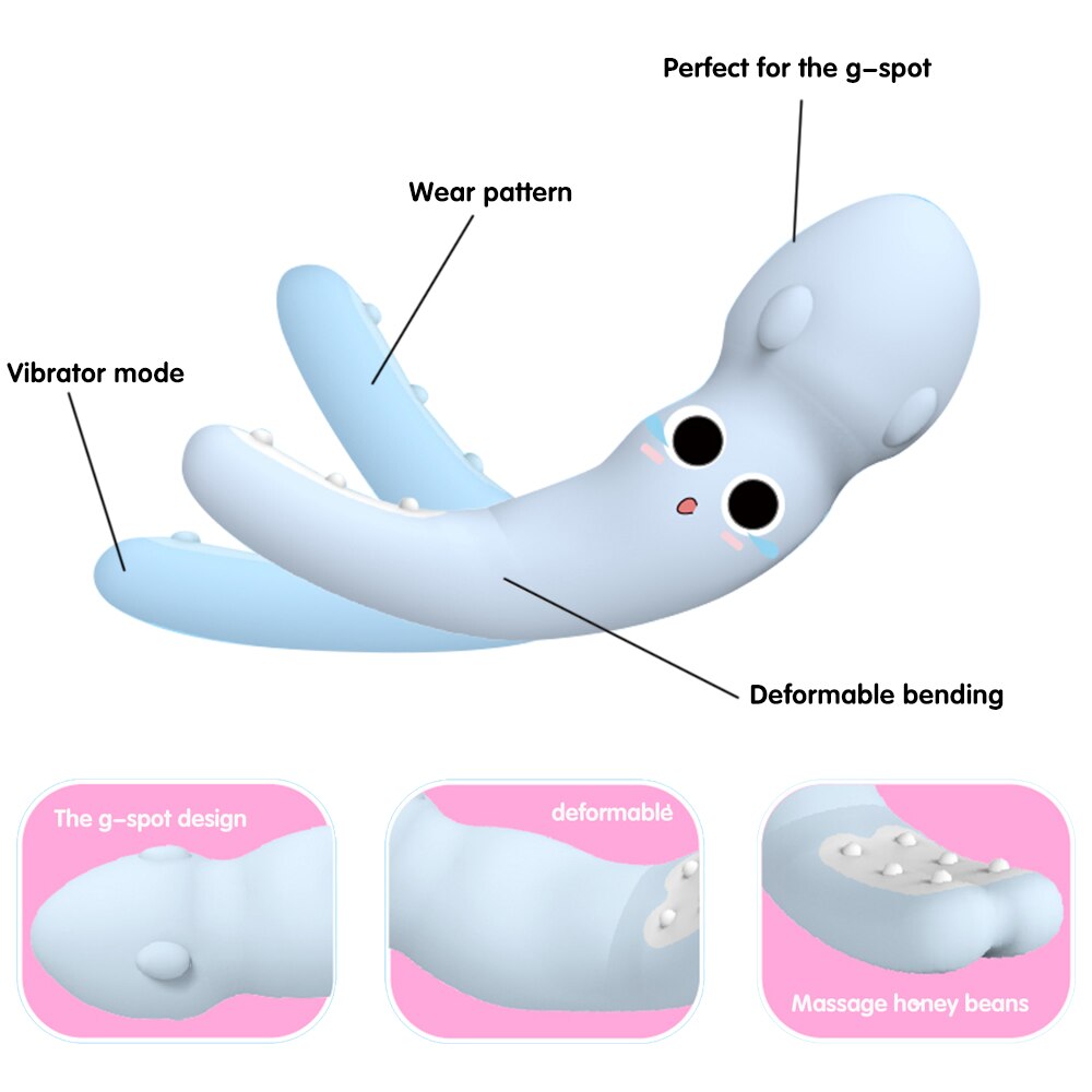 Smart APP Wearable Mini Flexible Squid Vibrator Weadultshop