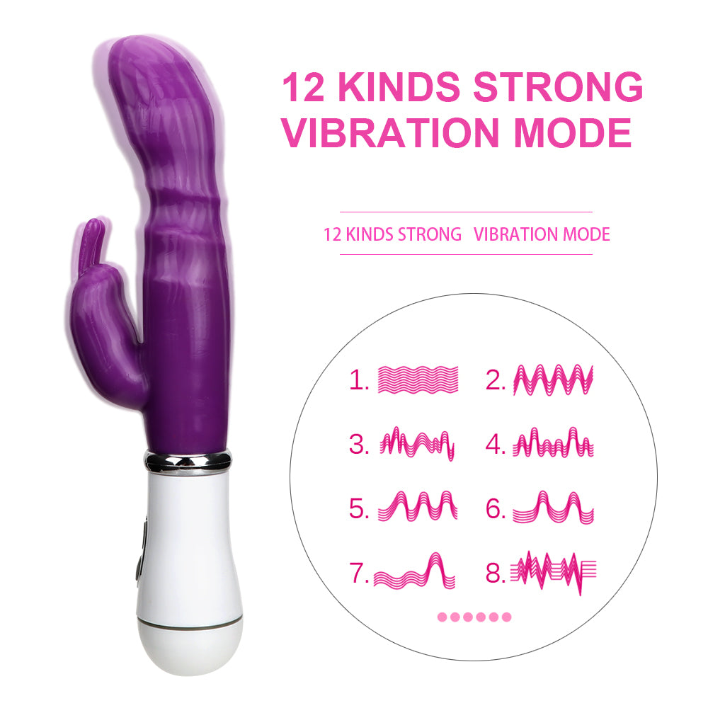 12 Speed G Spot Stimulator For Women Rabbit Vibrator - Adult Toys