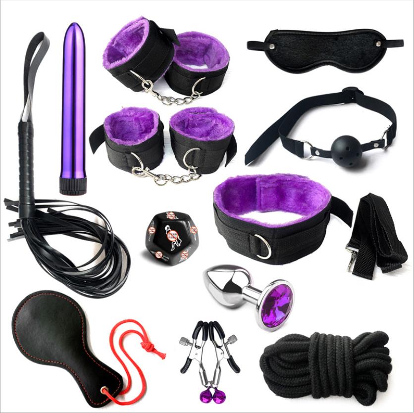 BDSM Sex Bondage Kit Adult Game Set Restrain Sex Toys For Couples - Adult Toys