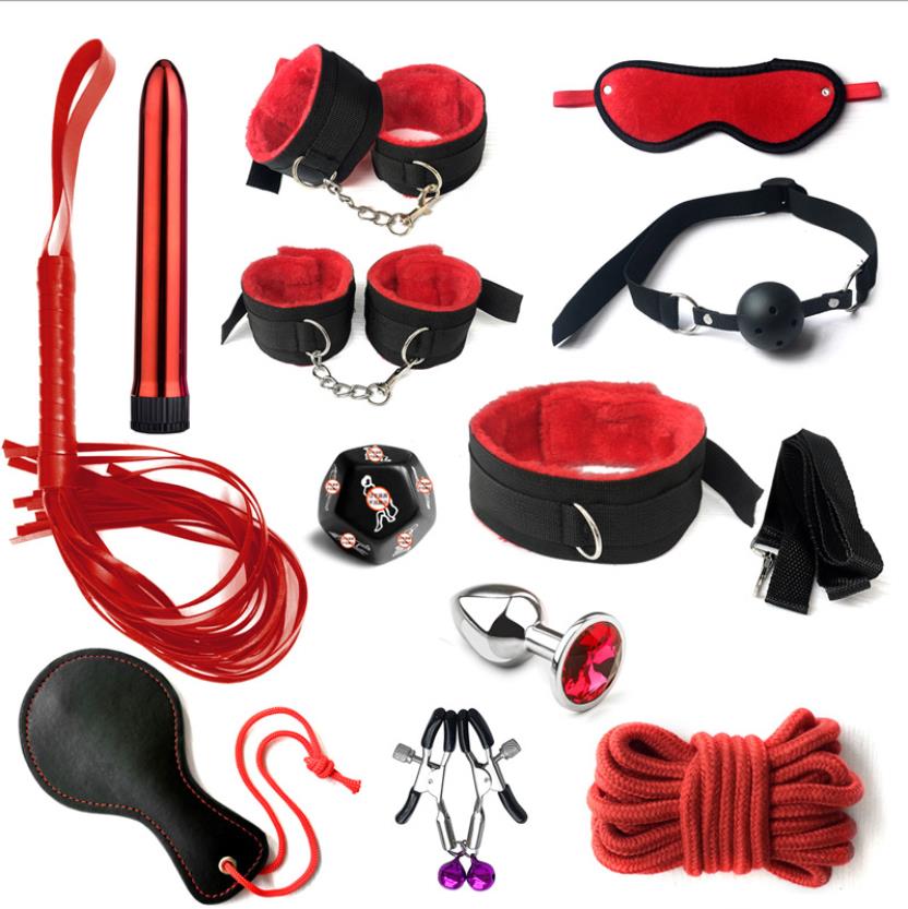 BDSM Sex Bondage Kit Adult Game Set Restrain Sex Toys For Couples - Adult Toys