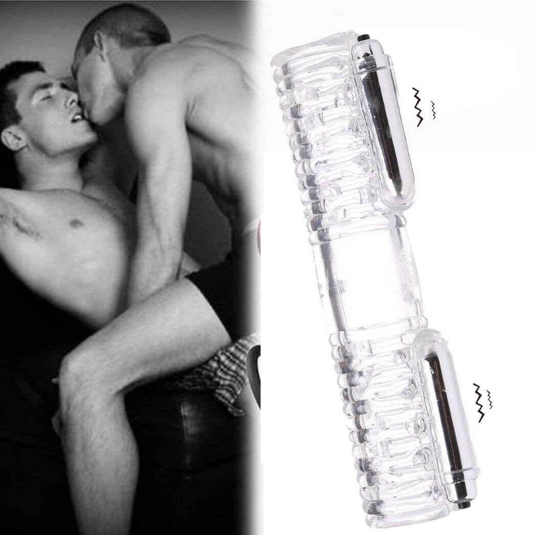 Sex Toys Gay Double Stroker Penis Vibration Trainer - Adult Toys