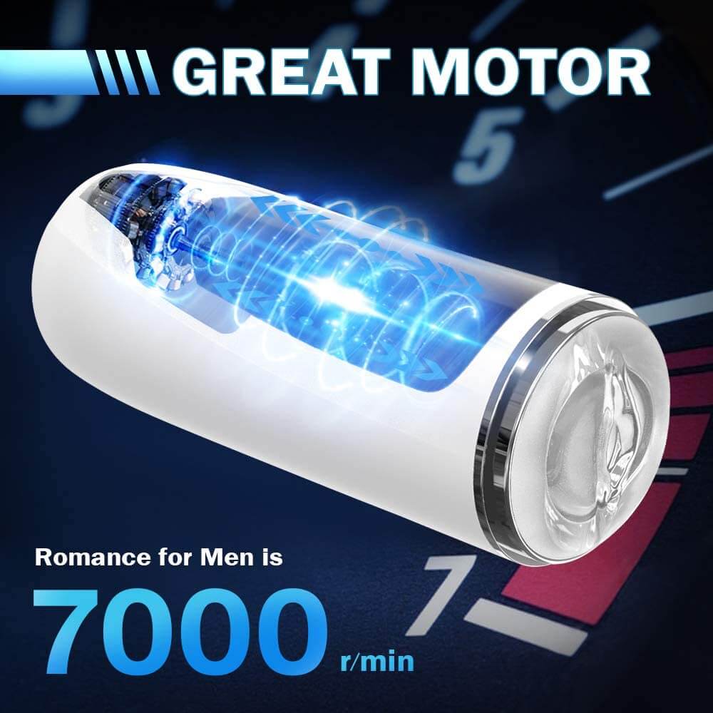 3D Realistic Vagina 8 Rotating Thrusting Automatic Stroker Weadultshop