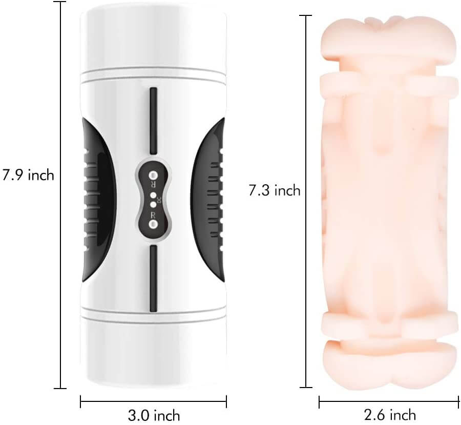 2In1 Pocket Pussy Sex Toy 3D Realistic Textured Vagina Anus Stroker Best Sex Toys