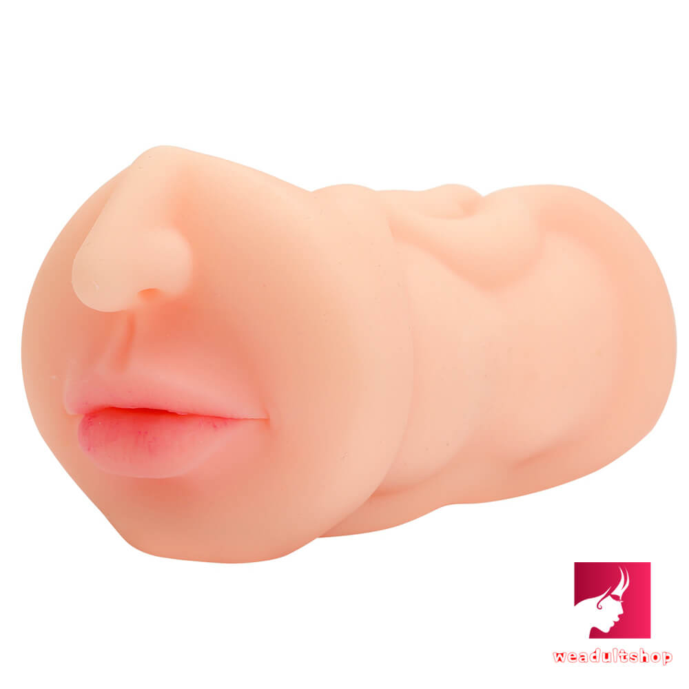 Soft Top Quality TPR Pussy Sex Toy With Teeth In Mouth