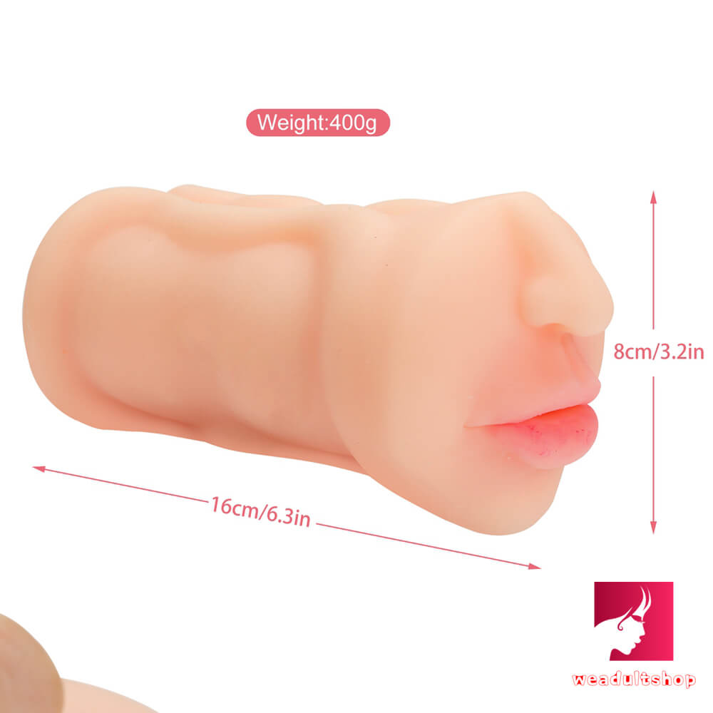 Soft Top Quality TPR Pussy Sex Toy With Teeth In Mouth