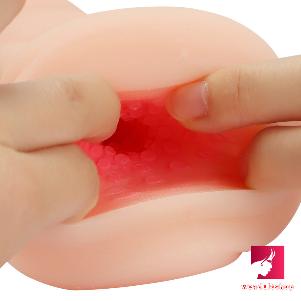 Soft Top Quality TPR Pussy Sex Toy With Teeth In Mouth